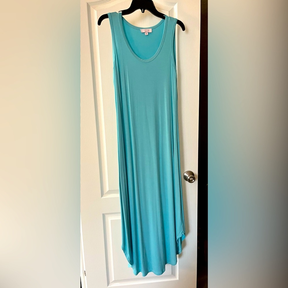 Light blue maxi dress